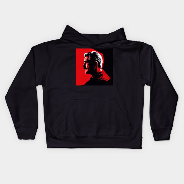 William Faulkner Kids Hoodie by ComicsFactory